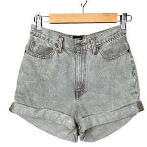 BDG Urban‎ Outfitters Gray Denim Mom High-Rise Cuffed Hem Women's Shorts Size 27